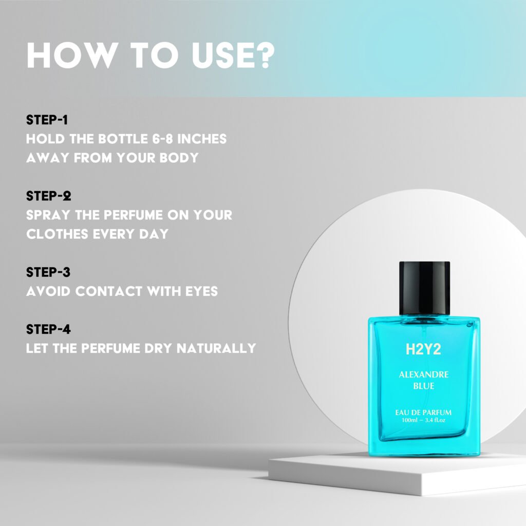 H2Y2 Perfume alexandre blue fresh fragrance 100ml view 7